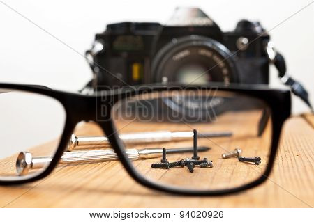 Reparation Of Old Camera