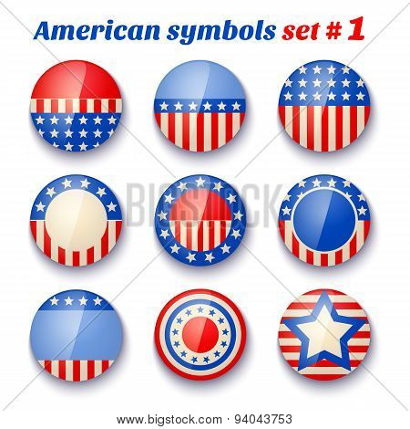 symbols of the USA fof 4th july