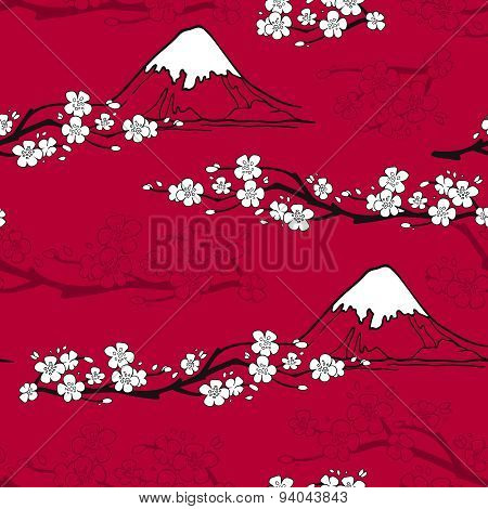 Japanese Flower Pattern
