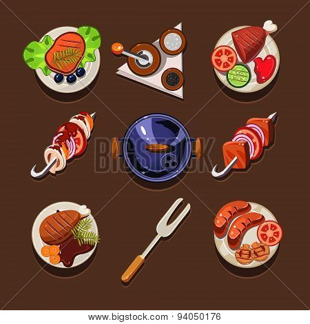 BBQ Grill Icon