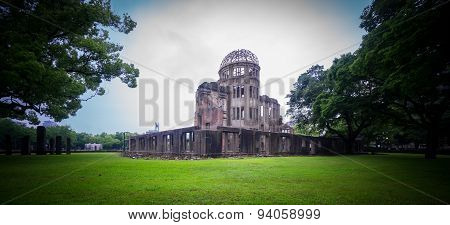 Hiroshima Bomb Dome in Japan.