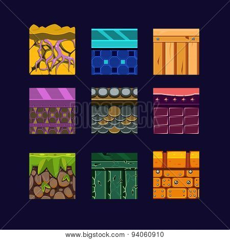 Different Materials and Textures for the Game