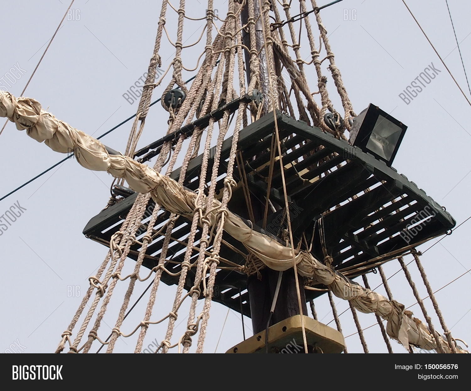 Ship Running Rigging Standing Running Image & Photo (Free Trial) | Bigstock