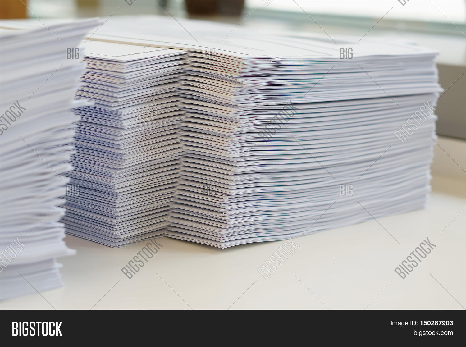 Stack Papers Worksheet Image & Photo (Free Trial) Bigstock