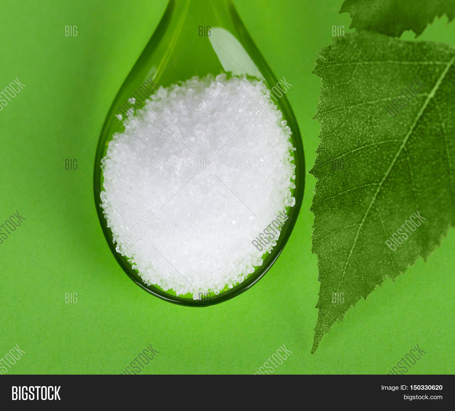 Xylitol Birch Sugar On Image & Photo (Free Trial) Bigstock