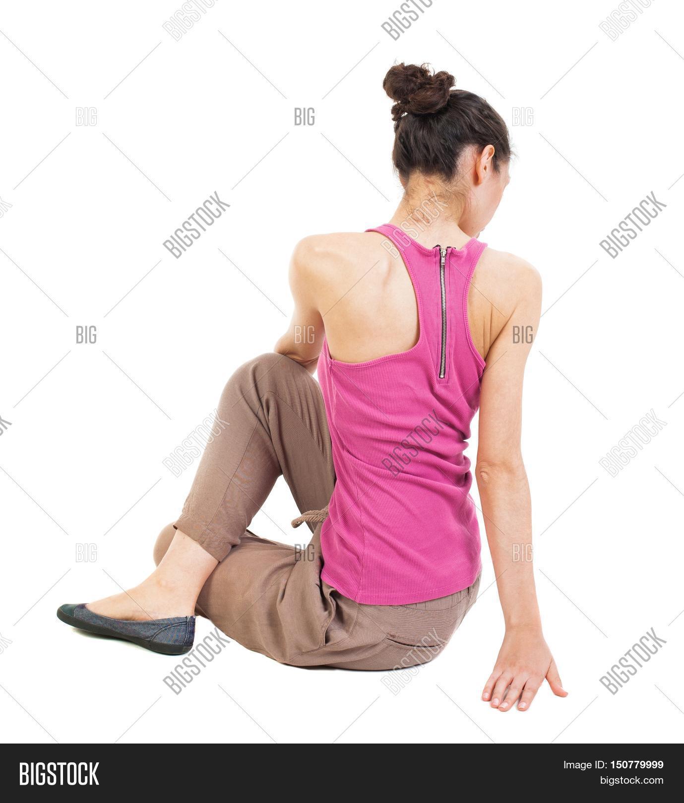 Back View Girl Sitting Image & Photo (Free Trial) Bigstock