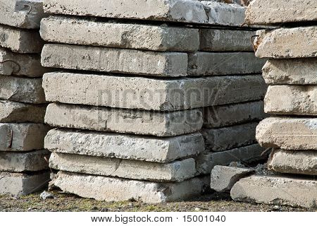 Beton yığını tabaka İnşaat