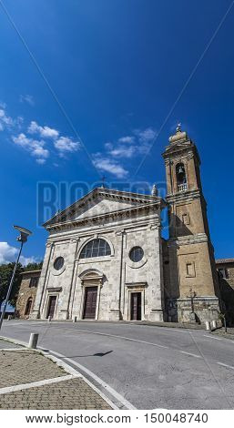 Church Santa Maria Del Soccorso In Montalcino