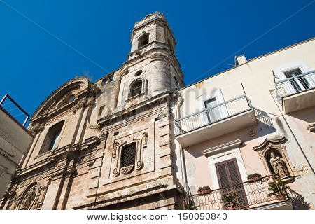 Church of St. Benedetto. Acquaviva delle fonti. Puglia. Italy.