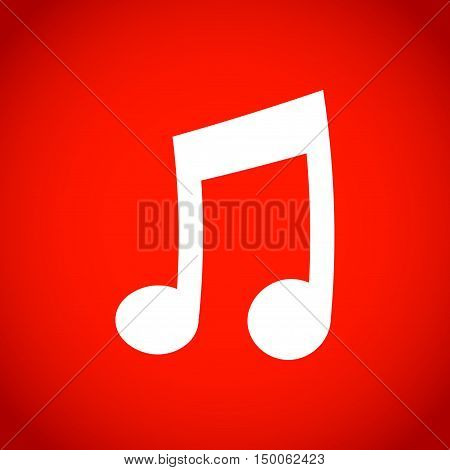 music icon stock vector illustration flat design