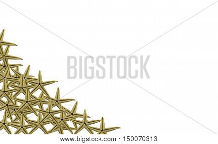Sea stars frame with your text place
