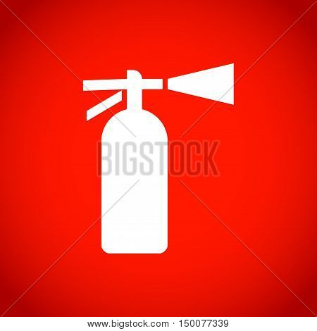 extinguisher icon  stock vector illustration flat design