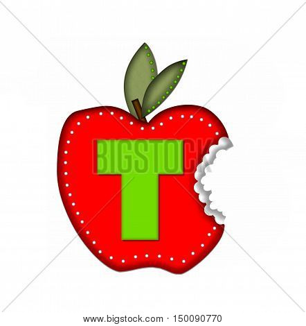 Alphabet Delicious Apple Bite T