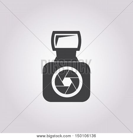 photographer icon on white background for web