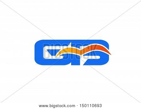 GB letter logo. GB letter logo design vector template
