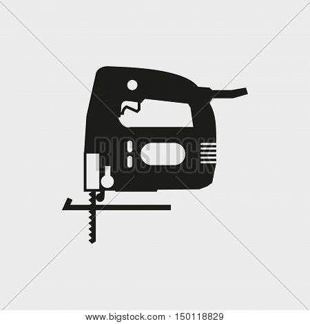 fretsaw icon stock vector illustration flat design