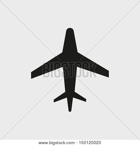 aircraft icon stock vector illustration flat design