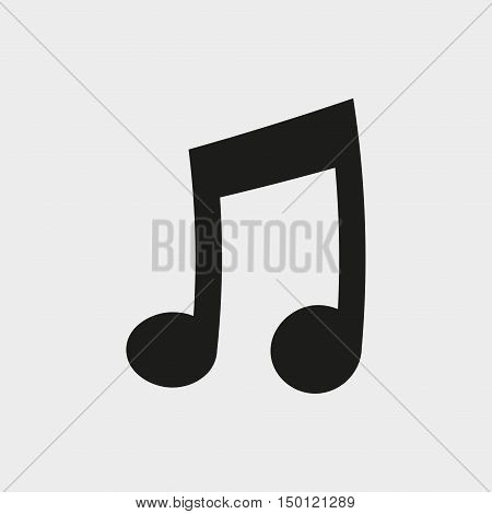 music icon stock vector illustration flat design