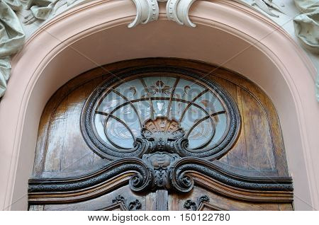 Detail Old Gate - Main Entrance To The 