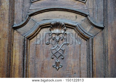 Detail Old Gate - Main Entrance To The 