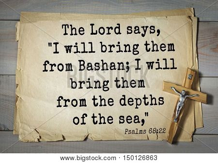 TOP-1000.  Bible verses from Psalms. The Lord says, 