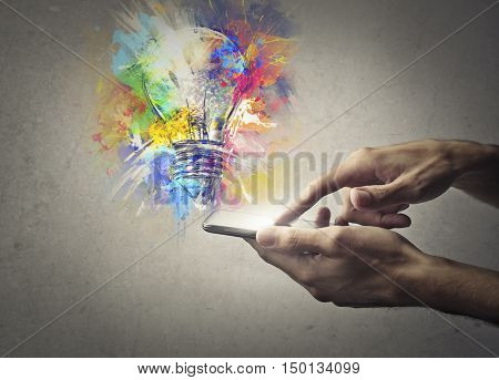 Creating ideas through technology