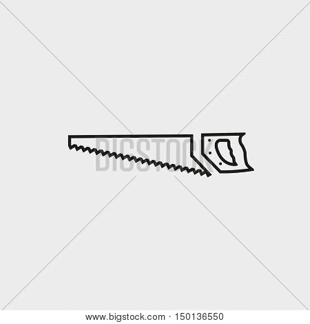 hacksaw icon stock vector illustration flat design