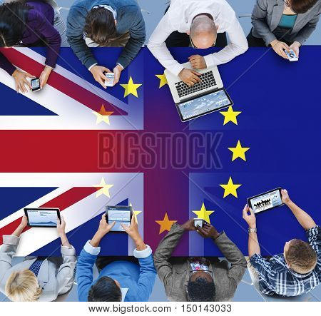 Britain EU Brexit Referendum Concept