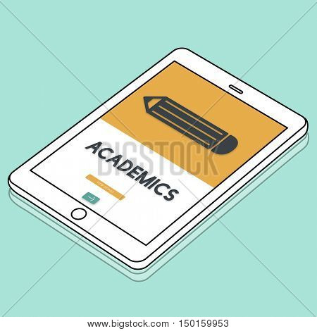 Pencil Education Study Academics Learning Graphic Concept
