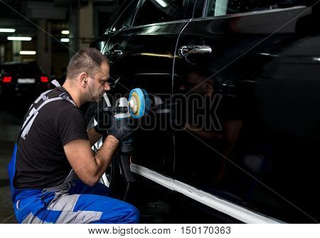 Polished Black Car