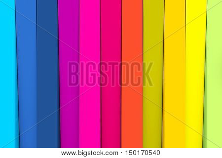 angle line abstract colorful background 3d illustration