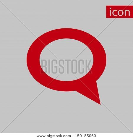 comment icon stock vector illustration flat design