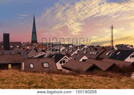 Residential Area In Heligoland