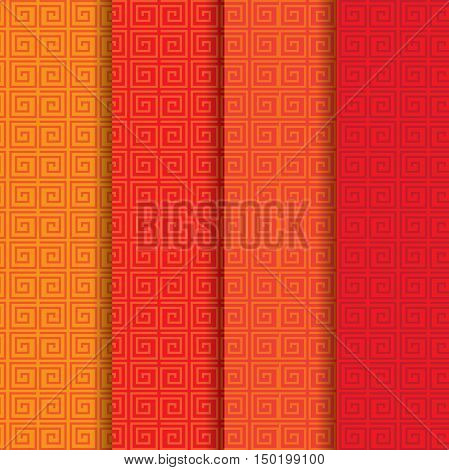 Traditional Chinese pattern and background pack set