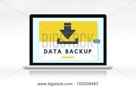 Data Backup Storage SYNC Digital Server Internet Concept