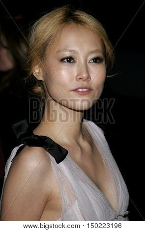 Rinko Kikuchi at the Paramount Pictures' 2007 Golden Globe Award After-Party held at the Beverly Hilton Hotel in Beverly Hills, USA on January 15, 2007.