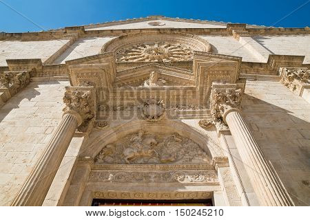 Cathedral of Acquaviva delle fonti. Puglia. Italy.