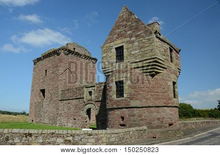 A view of the ruins of Burleigh castle