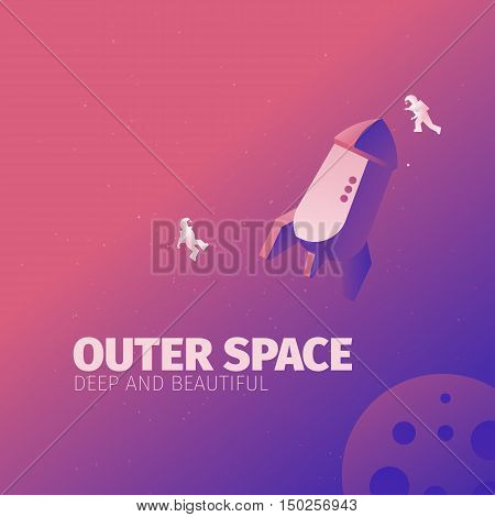 astronauts in zero gravity banner for web