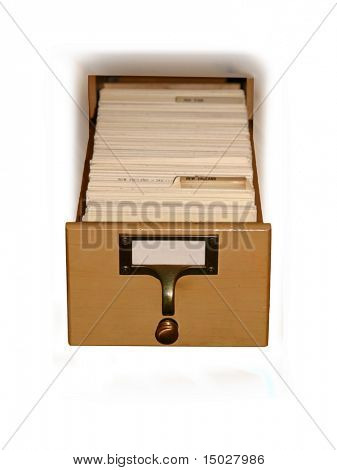 Cardbox isolato
