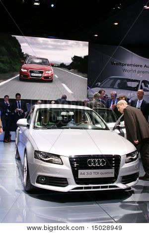 Audi A4 al motor show IAA 2007 Germania