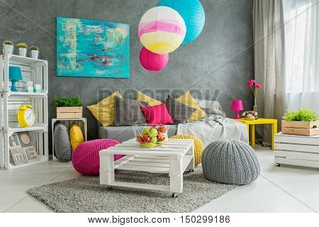 Living Room Of A Positive Artist