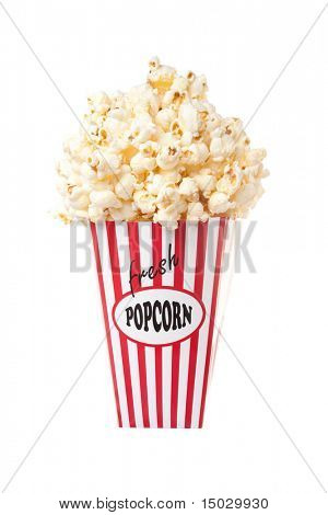 Patlamış mısır kabı taşan