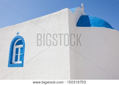 Fragment of small church in Kos island Greece