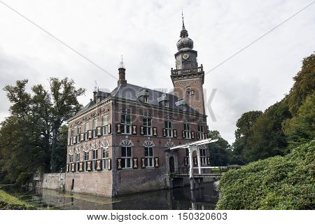 castlr of business university nyebrode in the dutch village of Breukelen