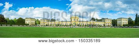 Panoramic image of Kassel Orangerie