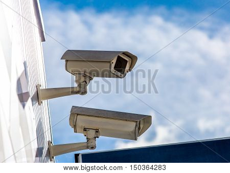 Security Cctv Camera Or Surveillance System In Office Building