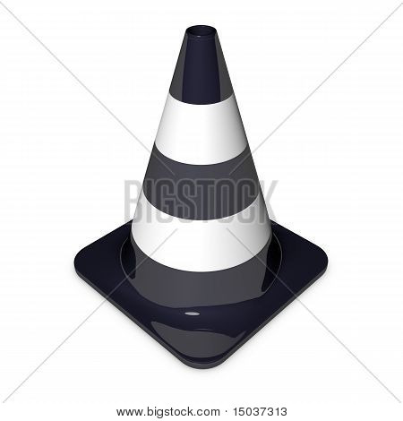 Traffic Cone - Shiny Black