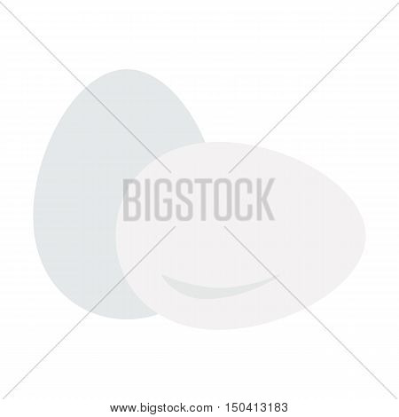 Eggs flat icon. Illustration for web and mobile.