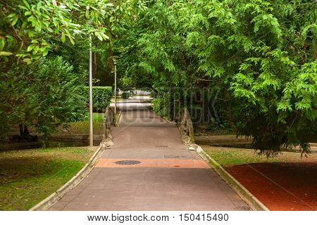 Florida Park In The City Of Vitoria